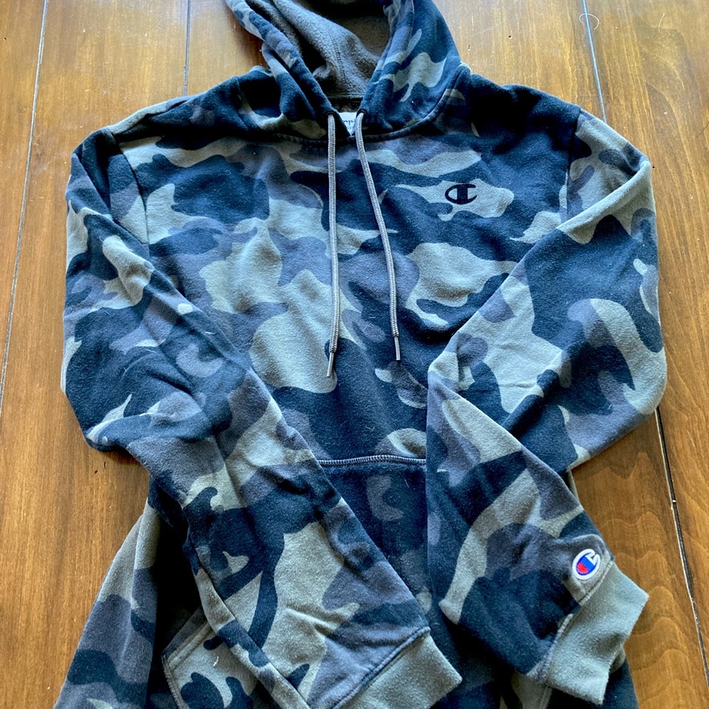 Champion Camo Womens M hoodie ❕